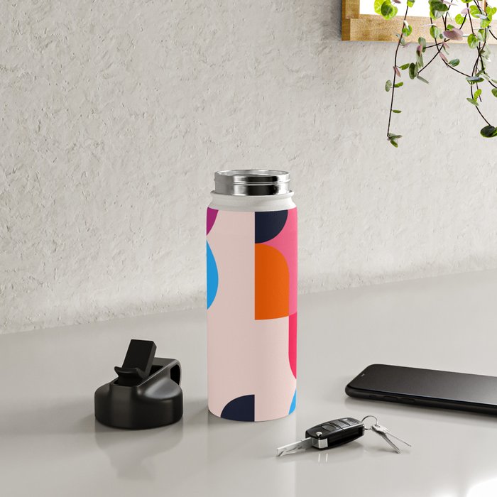 Geometric Shapes 197 Water Bottle Gallery Image 4
