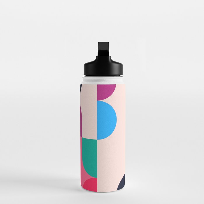 Geometric Shapes 197 Water Bottle Gallery Image 3