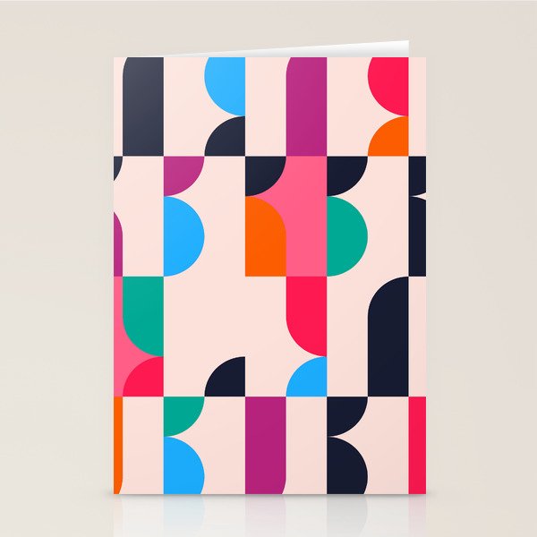 Geometric Shapes 197 Stationery Card Gallery Image 2