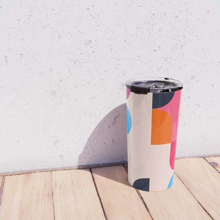 Geometric Shapes 197 Travel Mug Gallery Image 4