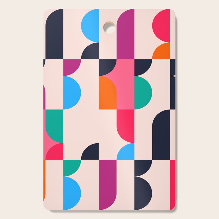 Geometric Shapes 197 Cutting Board Gallery Image 1