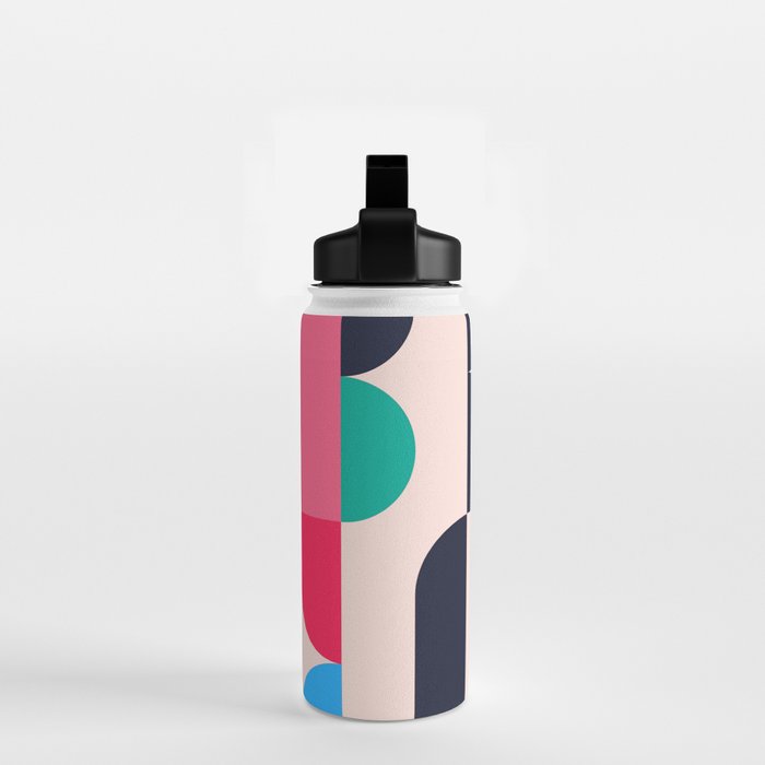 Geometric Shapes 197 Water Bottle Gallery Image 2