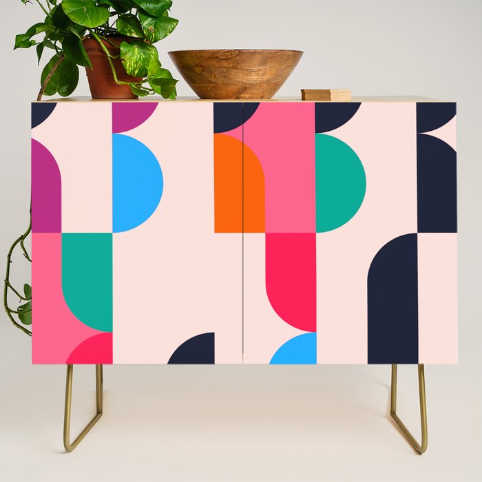 Geometric Shapes 197 Credenza Gallery Image 1