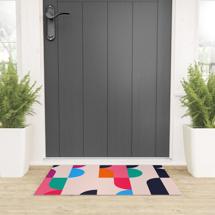 Geometric Shapes 197 Welcome Mat Gallery Image 3