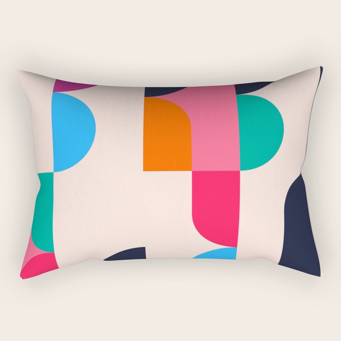 Geometric Shapes 197 Rectangular Pillow Gallery Image 1