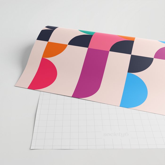 Geometric Shapes 197 Wrapping Paper Gallery Image 2