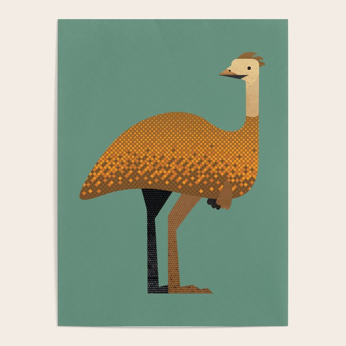 Whimsy Emu Poster Gallery Image 1