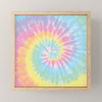 Pastel Tie Dye Mini Art Print Gallery Image 1