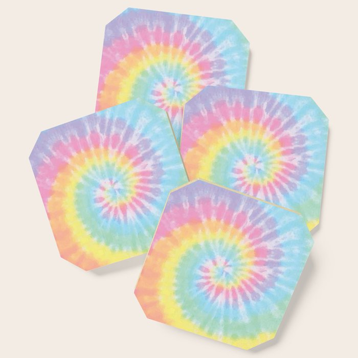 Pastel Tie Dye Coaster Gallery Image 1
