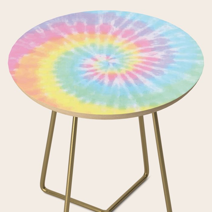 Pastel Tie Dye Side Table Gallery Image 2