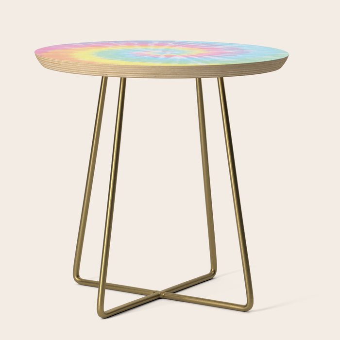 Pastel Tie Dye Side Table Gallery Image 1