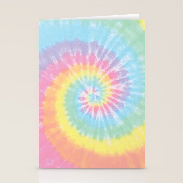 Pastel Tie Dye Stationery Card Gallery Image 2