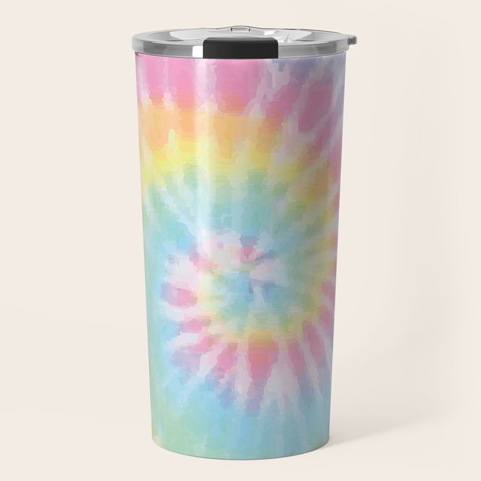 Pastel Tie Dye Travel Mug Gallery Image 1