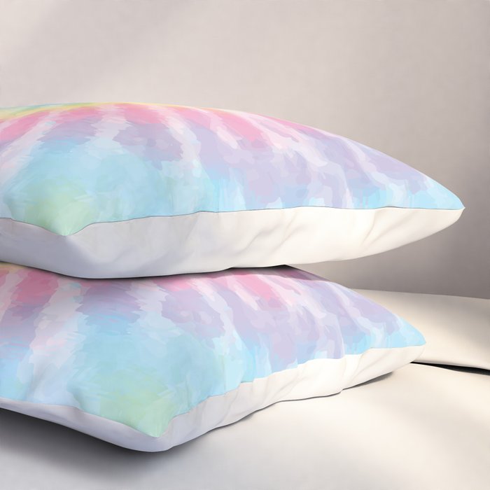 Pastel Tie Dye Pillow Sham Gallery Image 3