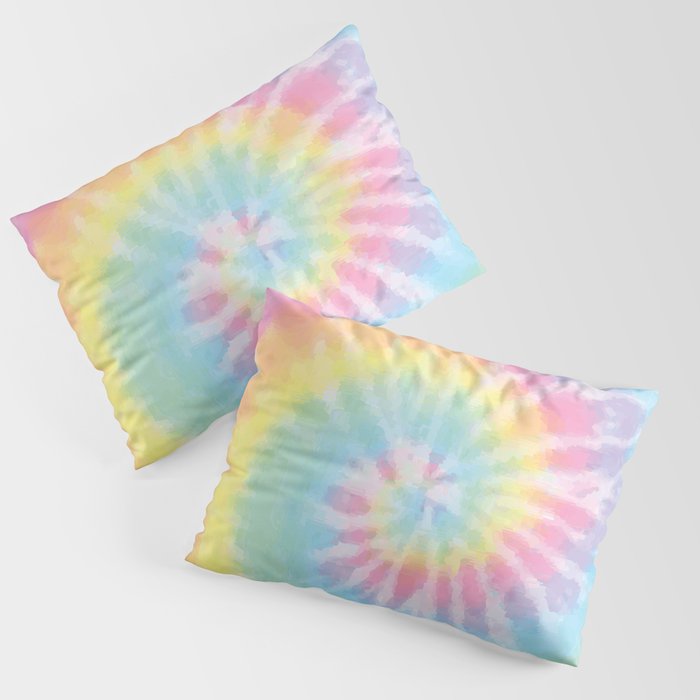 Pastel Tie Dye Pillow Sham Gallery Image 3