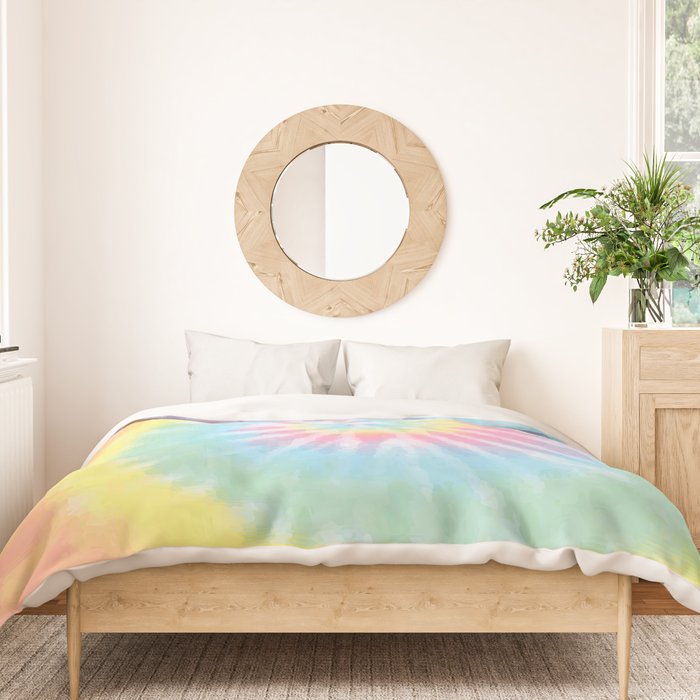 Pastel Tie Dye Duvet Cover Gallery Image 3