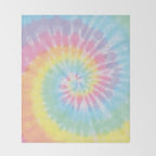 Pastel Tie Dye Throw Blanket Gallery Image 2