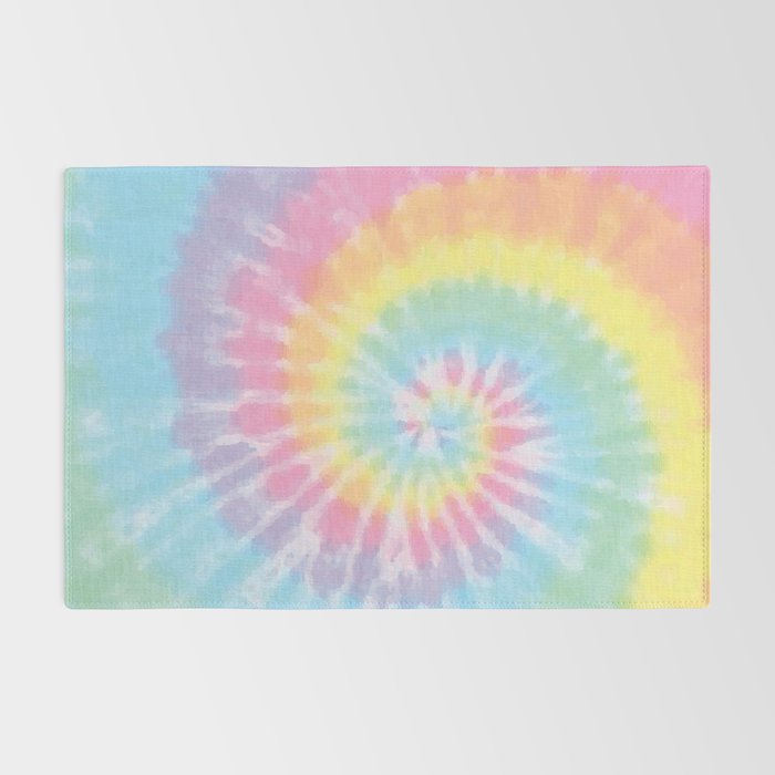 Pastel Tie Dye Rug Gallery Image 2