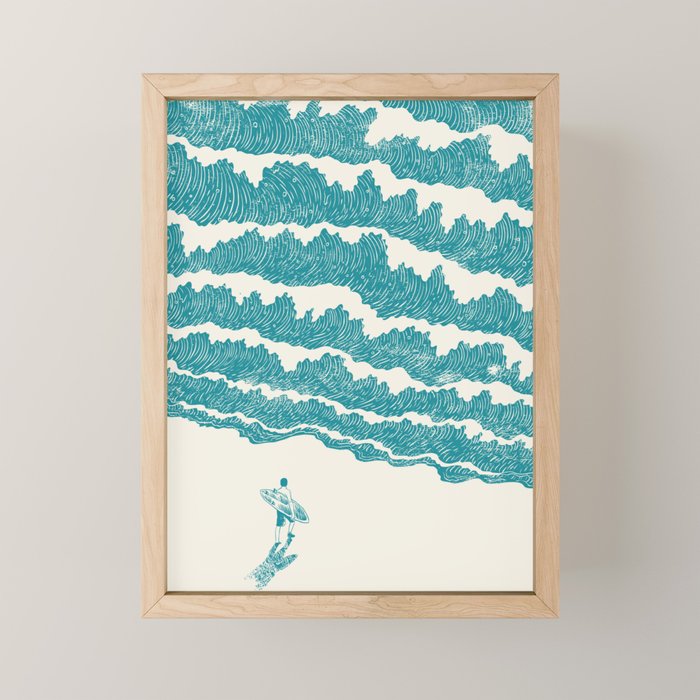 To the sea Mini Art Print Gallery Image 1