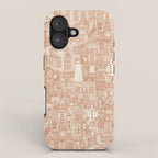 vintage halloween rust ivory iPhone Case Gallery Image 1