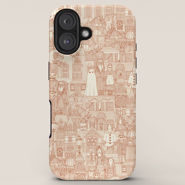 vintage halloween rust ivory iPhone Case Gallery Image 5