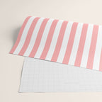 Sand Pink and White Tan Lines Summer Gazebo Stripes Wrapping Paper Gallery Image 2