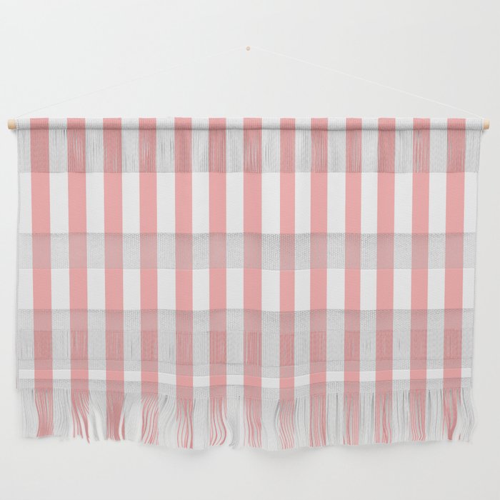 Sand Pink and White Tan Lines Summer Gazebo Stripes Wall Hanging Gallery Image 1