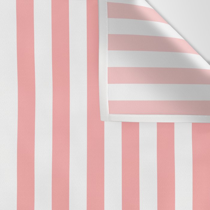 Sand Pink and White Tan Lines Summer Gazebo Stripes Wall Tapestry Gallery Image 3