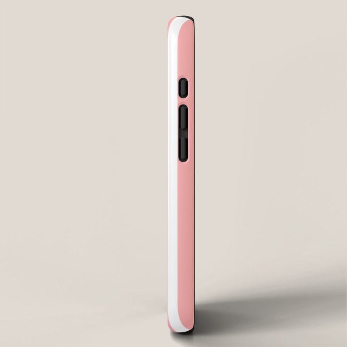 Sand Pink and White Tan Lines Summer Gazebo Stripes iPhone Case Gallery Image 2