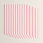 Sand Pink and White Tan Lines Summer Gazebo Stripes Wrapping Paper Gallery Image 3