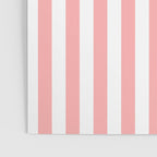 Sand Pink and White Tan Lines Summer Gazebo Stripes Poster Gallery Image 3