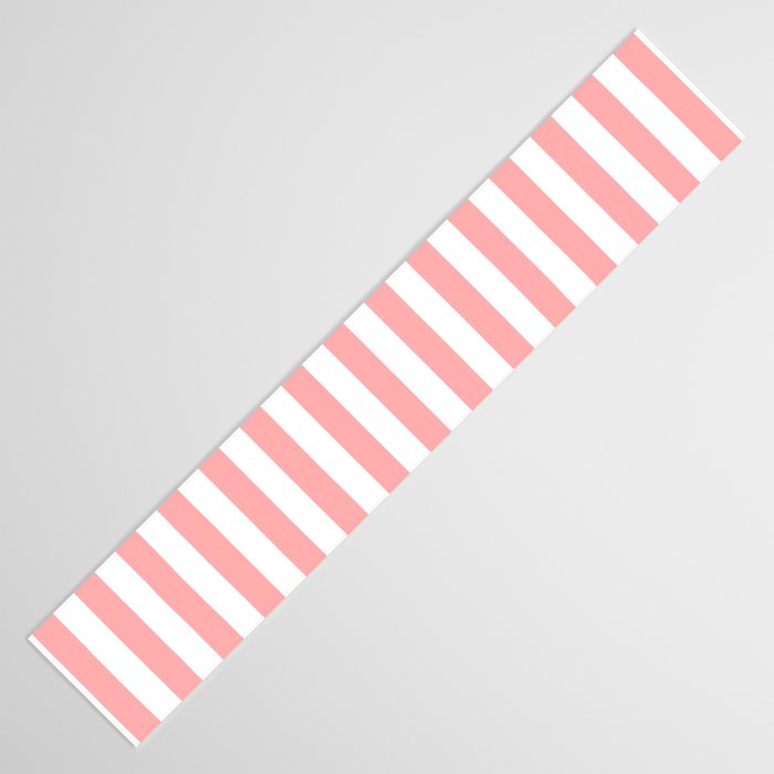 Sand Pink and White Tan Lines Summer Gazebo Stripes Table Runner Gallery Image 3