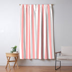 Sand Pink and White Tan Lines Summer Gazebo Stripes Window Curtain Gallery Image 5