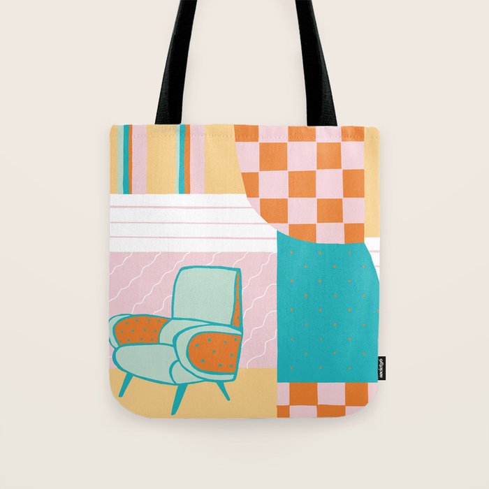 Atomic Lounge Tote Bag Gallery Image 1