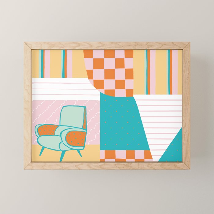 Atomic Lounge Mini Art Print Gallery Image 1