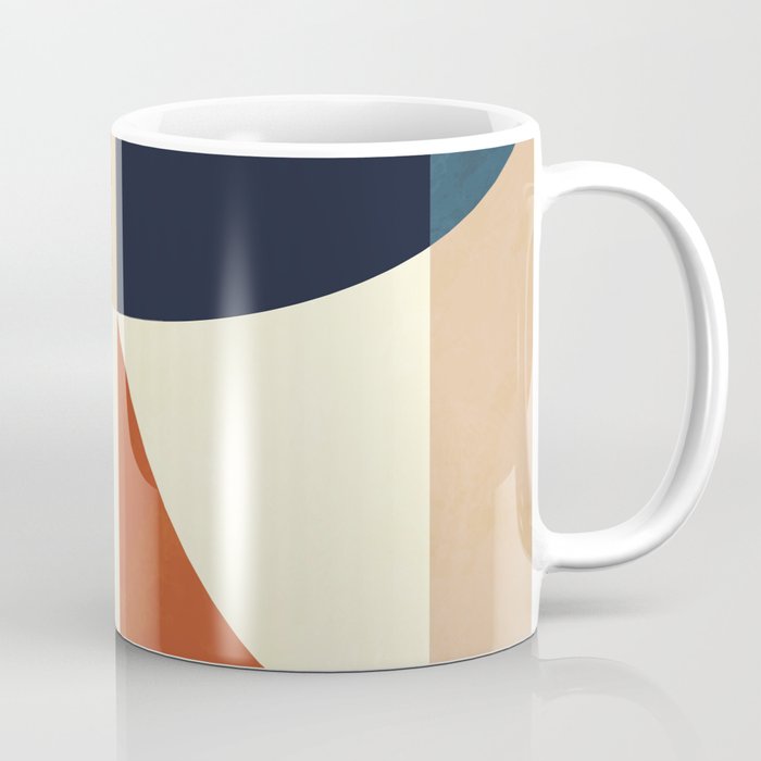 mid century abstract shapes fall winter 14 Coffee Mug Gallery Image 1