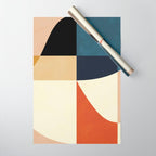 mid century abstract shapes fall winter 14 Wrapping Paper Gallery Image 1