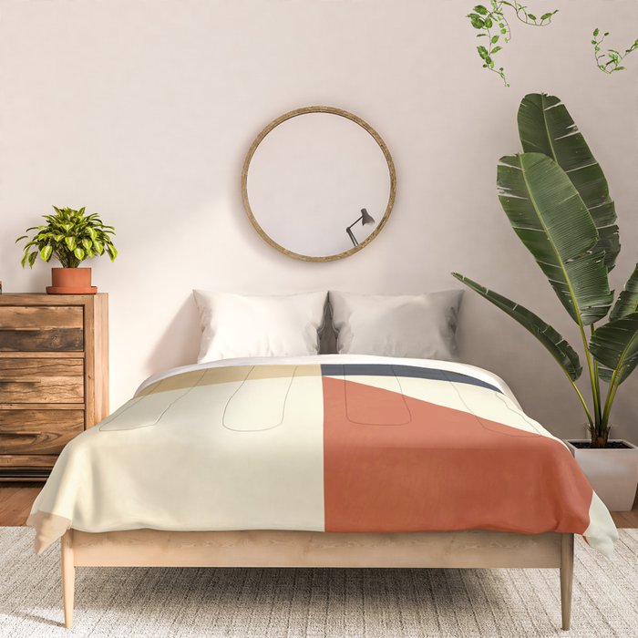 mid century abstract shapes fall winter 14 Comforter Gallery Image 3