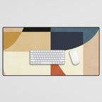 mid century abstract shapes fall winter 14 Desk Mat Gallery Image 1