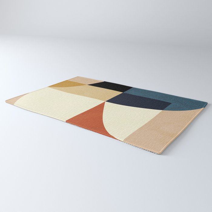 mid century abstract shapes fall winter 14 Rug Gallery Image 3