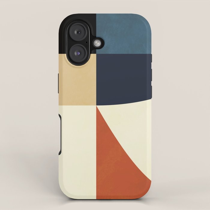 mid century abstract shapes fall winter 14 iPhone Case Gallery Image 1