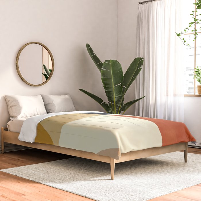 mid century abstract shapes fall winter 14 Comforter Gallery Image 2