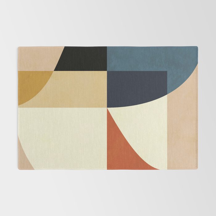 mid century abstract shapes fall winter 14 Rug Gallery Image 2