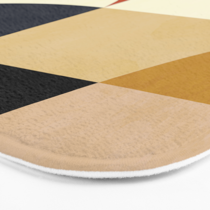 mid century abstract shapes fall winter 14 Bath Mat Gallery Image 3
