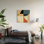 mid century abstract shapes fall winter 14 Wood Wall Art Gallery Image 2