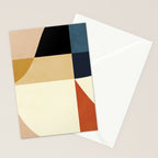 mid century abstract shapes fall winter 14 Stationery Card Gallery Image 2