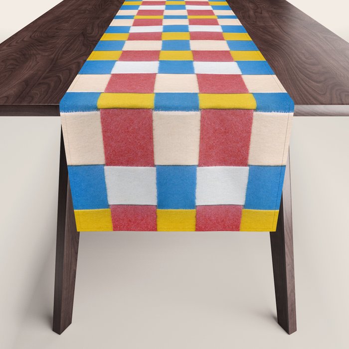 Paper Weaving Pattern #2 Table Runner Gallery Image 1