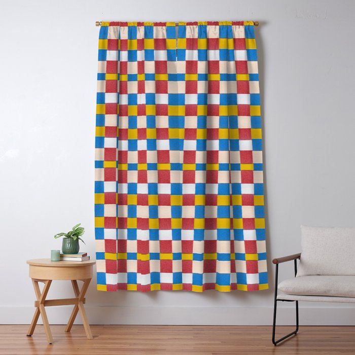 Paper Weaving Pattern #2 Window Curtain Gallery Image 5