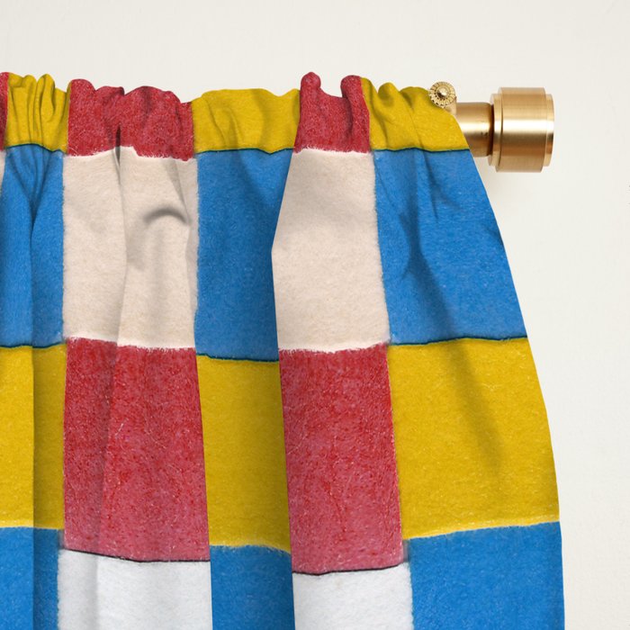 Paper Weaving Pattern #2 Window Curtain Gallery Image 2