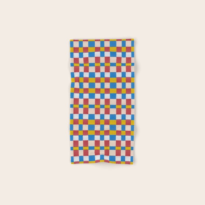 Paper Weaving Pattern #2 Bath Towel Gallery Image 1